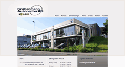 Desktop Screenshot of kraehenmannautocenter.ch