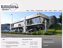 Tablet Screenshot of kraehenmannautocenter.ch
